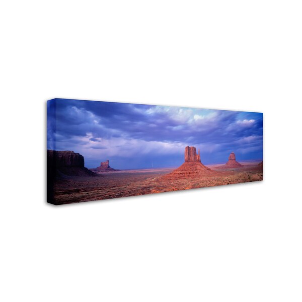 David Evans 'Monument Valley' Canvas Art,10x32